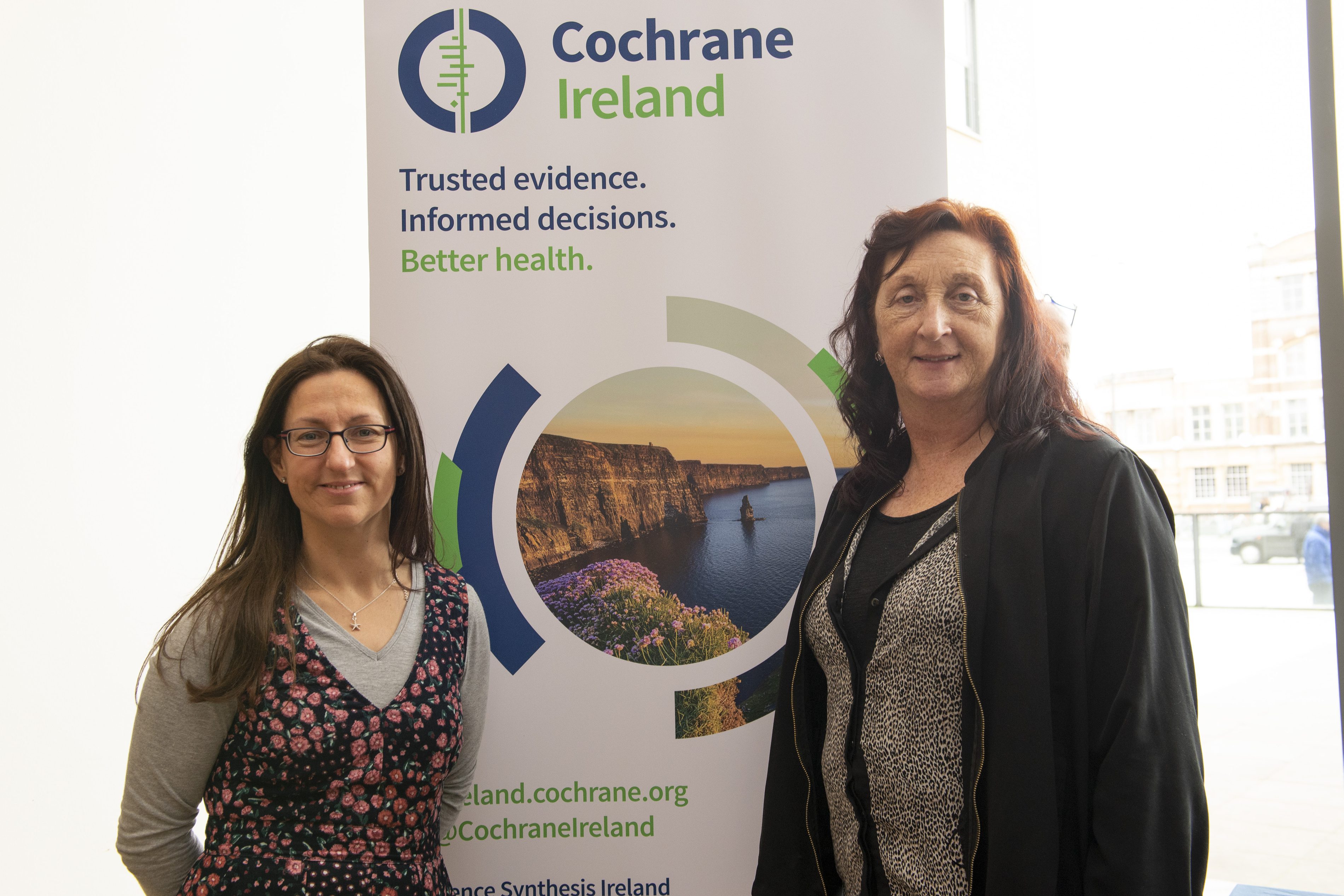 Cochrane Ireland trainers Dr Linda Biesty (National University of Ireland Galway) and Dr Pauline Meskell (University of Limerick)